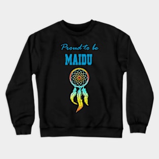 Native American Maidu Dreamcatcher 48 Crewneck Sweatshirt